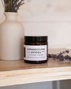 Levandulová svíčka