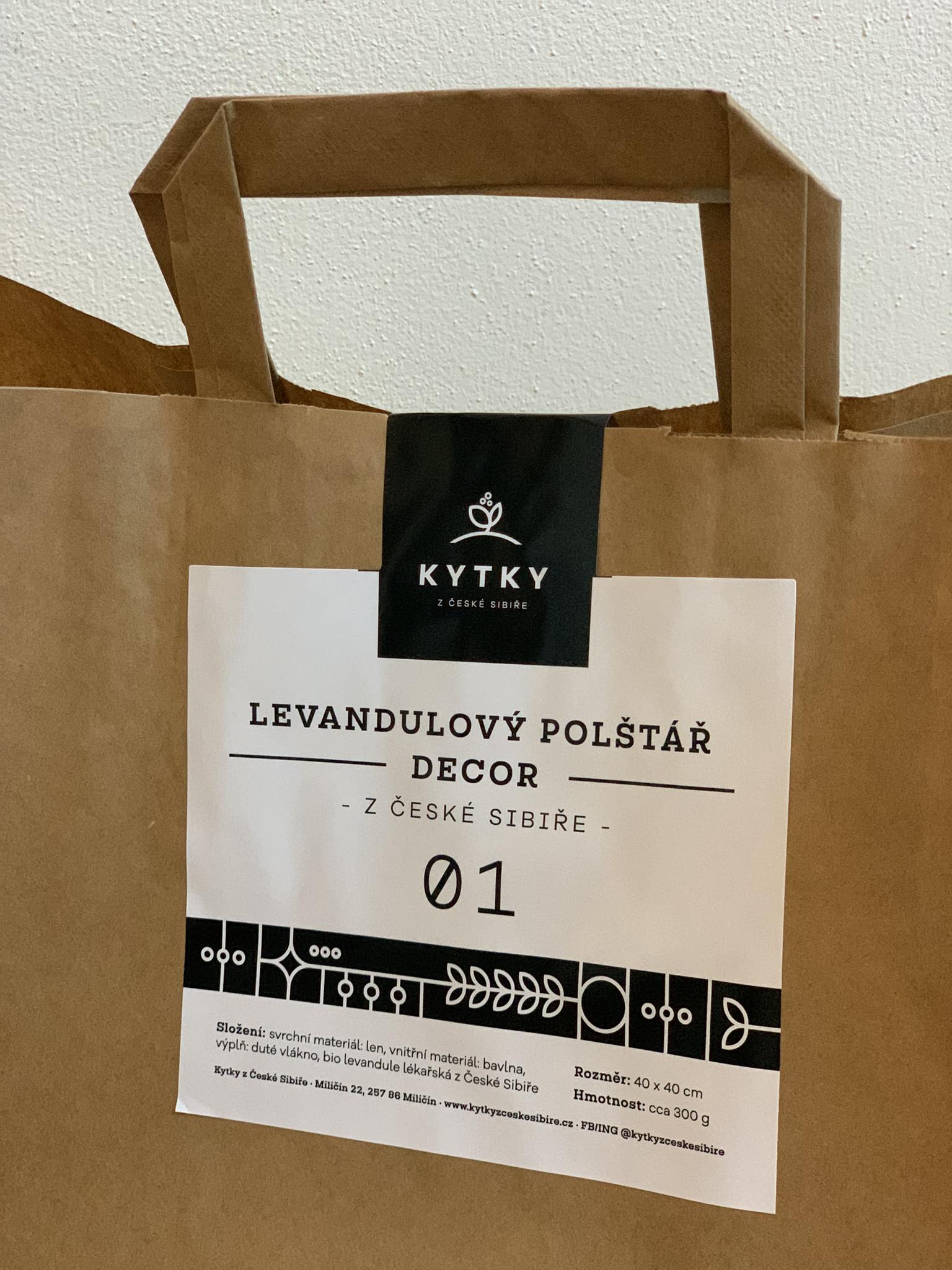 Levandulový polštářek Decor